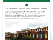 Tablet Screenshot of parttia.fi
